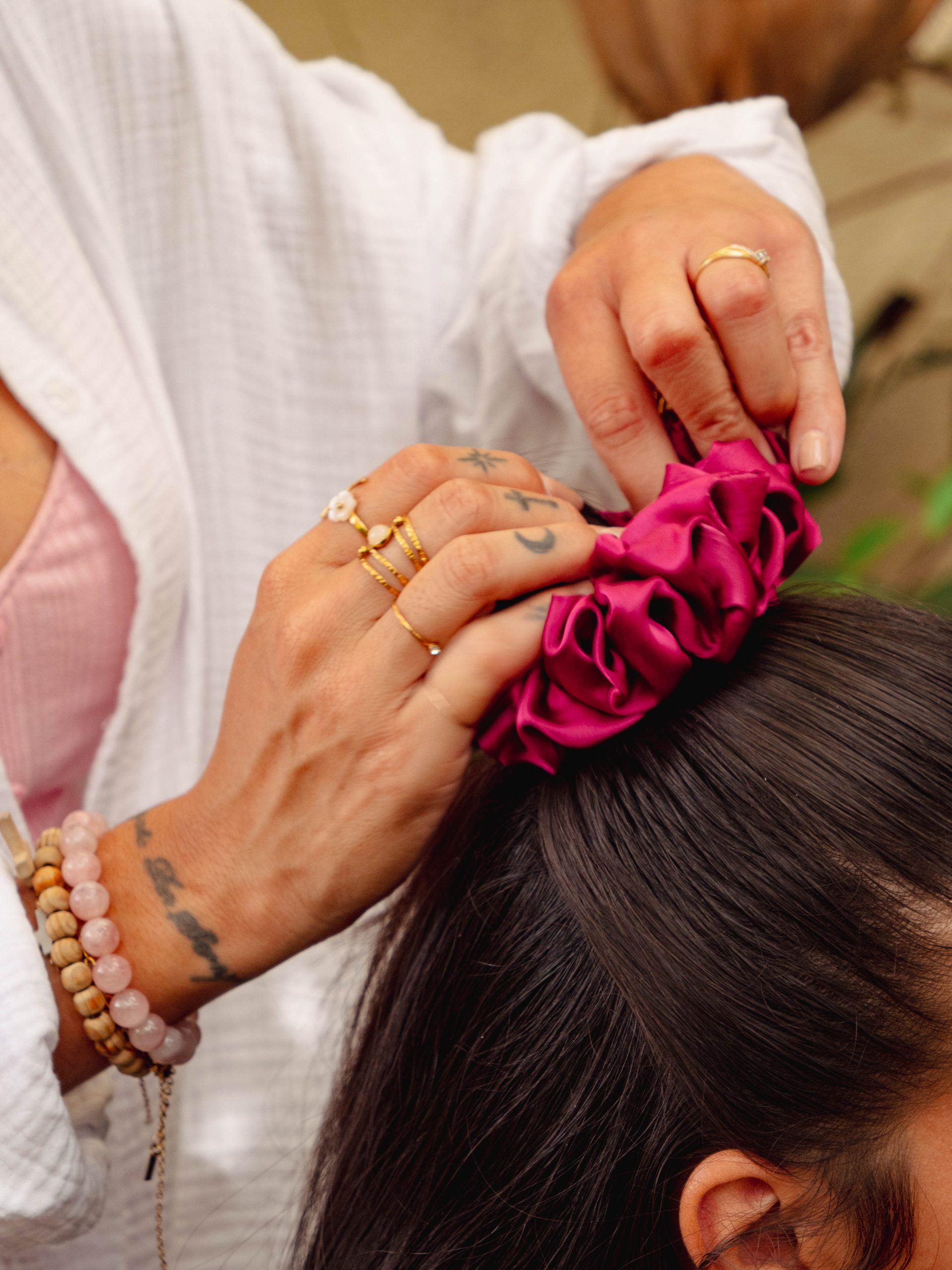 Chouchou satin de soie – Image 5