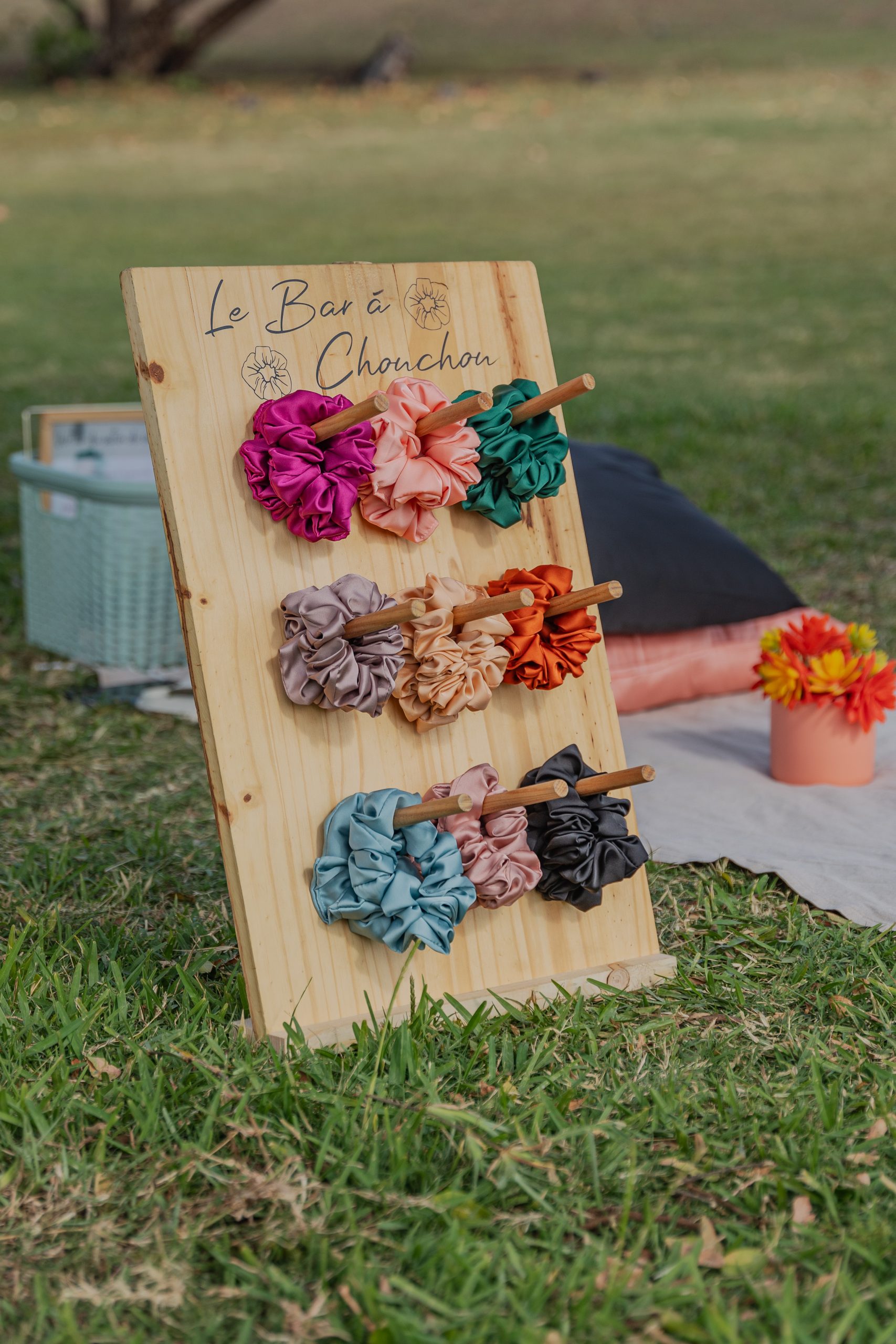 Chouchou satin de soie – Image 2